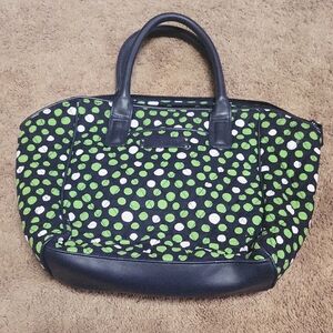 Vera Bradley Trapeze Tote (Lucky Dots)